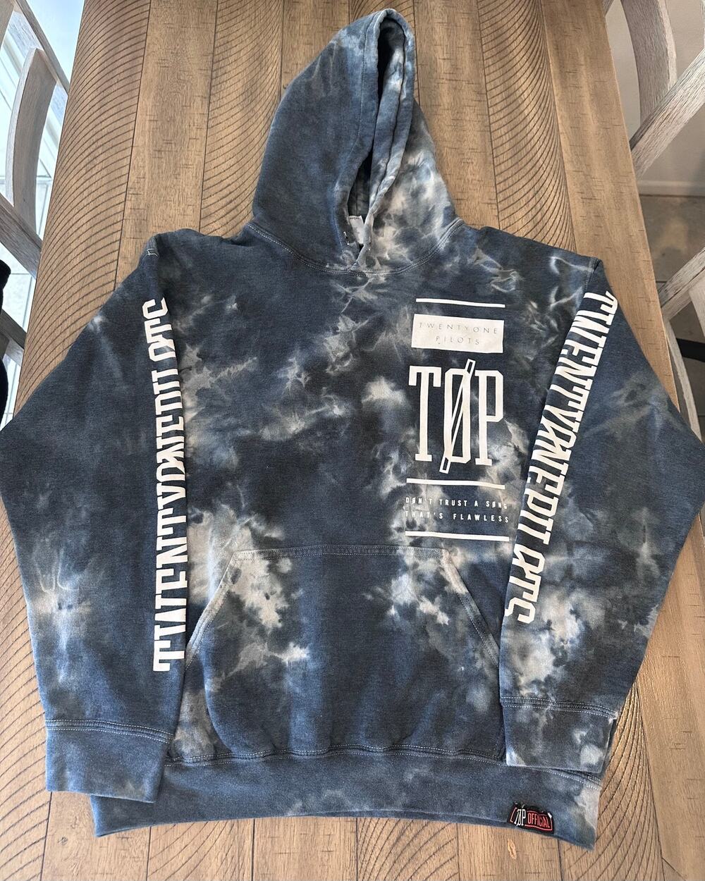 Twenty One Pilots Hoodie Mens Large Tie Dye Trench Album Band Merch Pullover